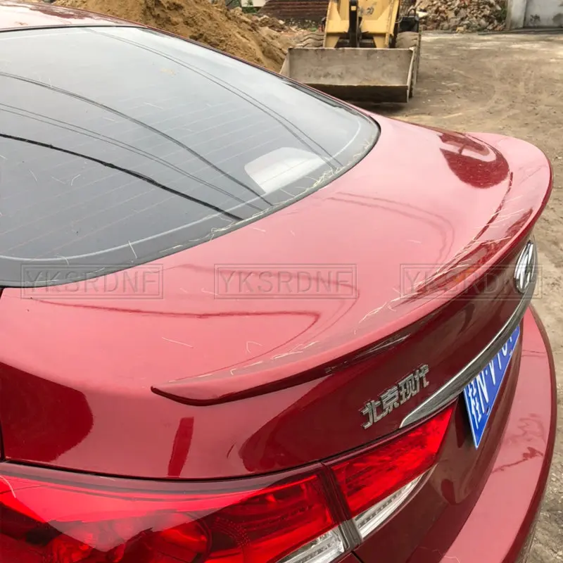 Для Hyundai Elantra 2012 2013 2014 2015 ABS пластиковый Стандартный Задний Багажник крыло
