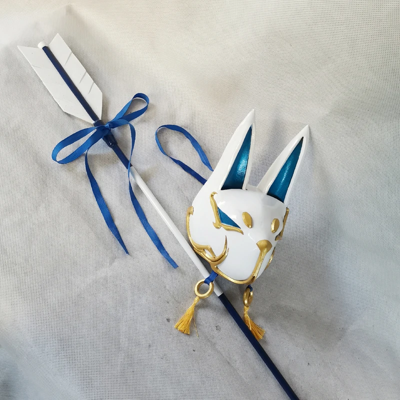

Anime Azur Lane IJN Kaga Mask Hair Decoration Accessories Cosplay Prop Handmade