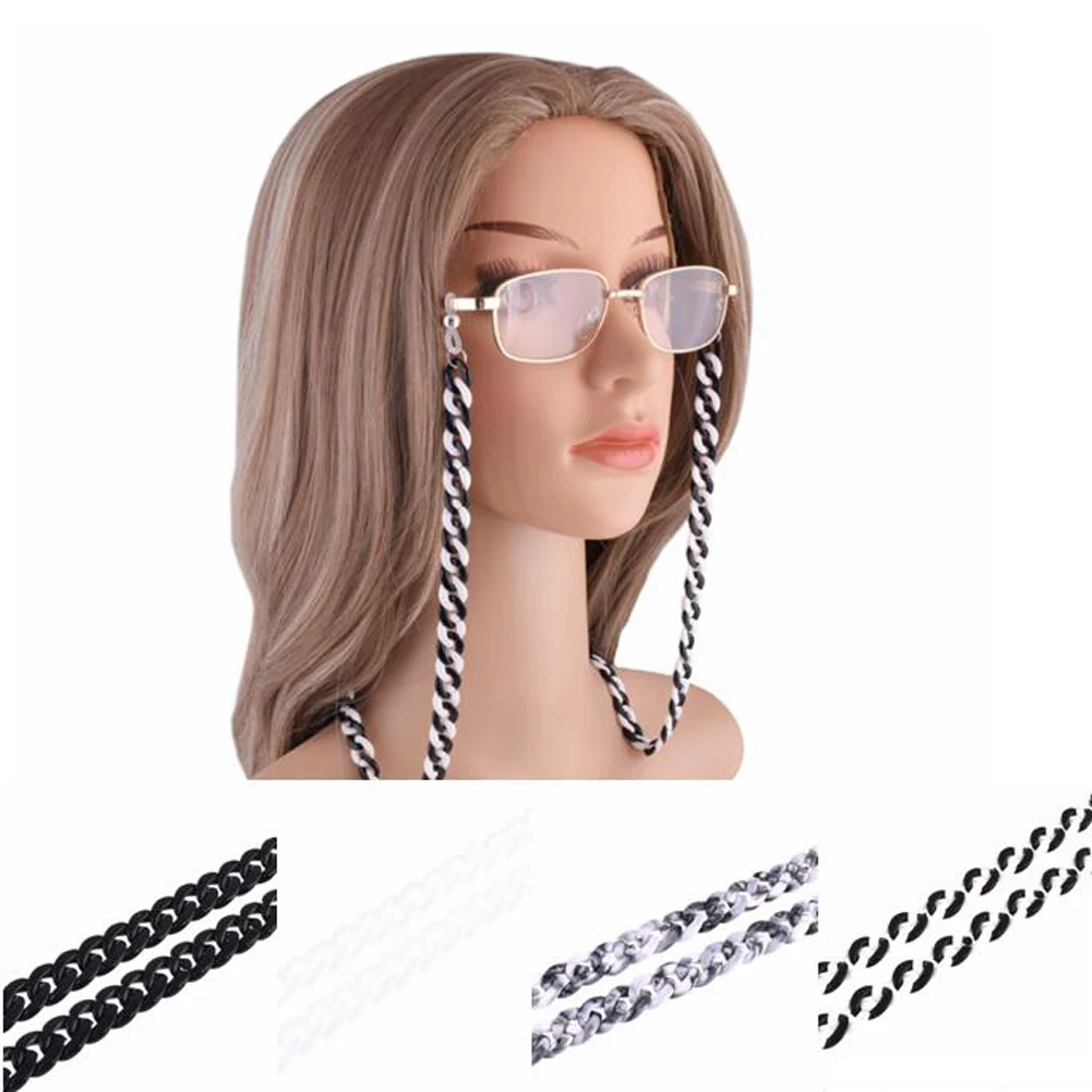 

Fashion Women Acrylic Glasses Chain Sunglasses Personalized Neck Hanging Lanyard Holder Strap Trendy Jewelry Accessories