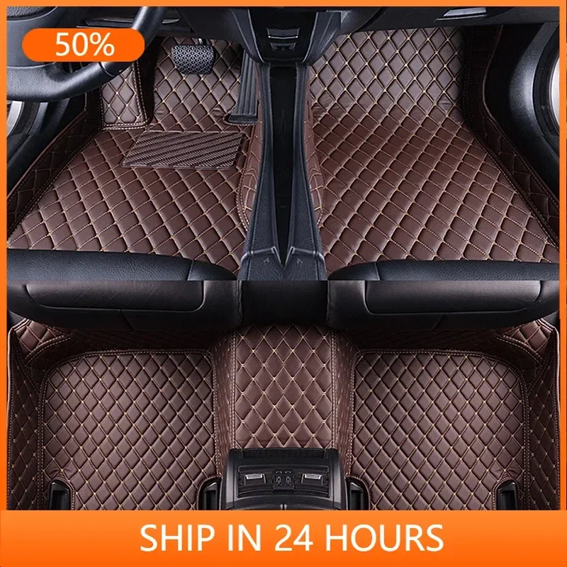 Автомобильные коврики на заказ для Peugeot 3008 2014-2019 роскошные кожаные напольные