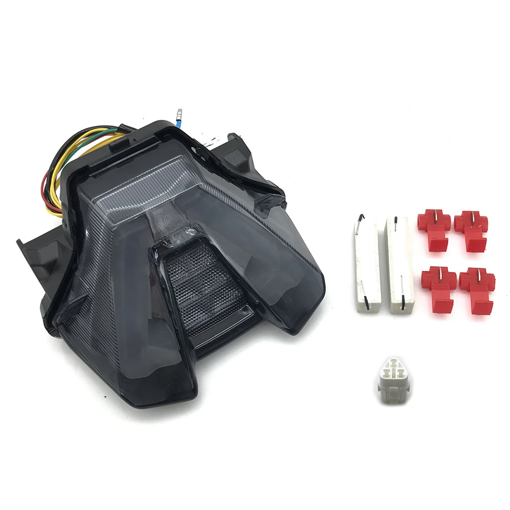 Фото Подходит для Yamaha MT 07 MT07 MT-07 ABS FZ07 FZ-07 2020-2024, светодиодный задний фонарь для мотоцикла, задний стоп-сигнал, встроенный задний фонарь №4