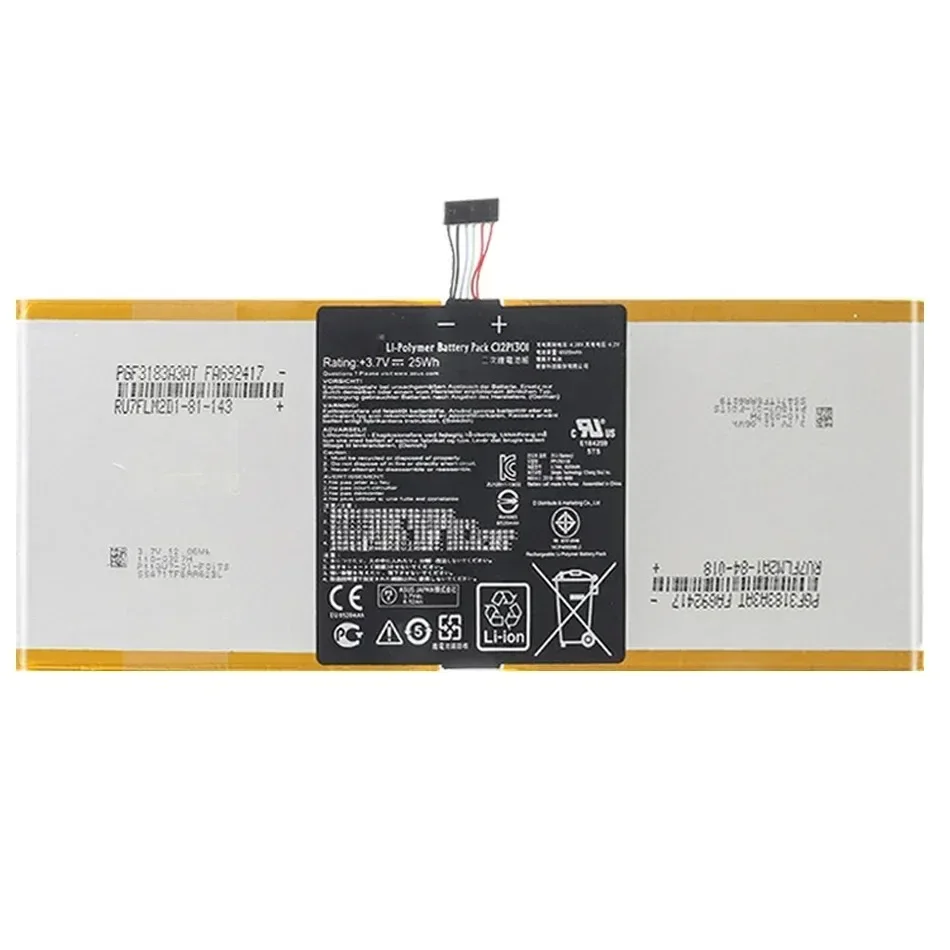Аккумулятор для ноутбука 6560 мАч C12P1301 ASUS MEMO PAD K00A (ME302C) TF303 TF303K TF303CL K014 K01B 1B014A 1D020A 1D021A
