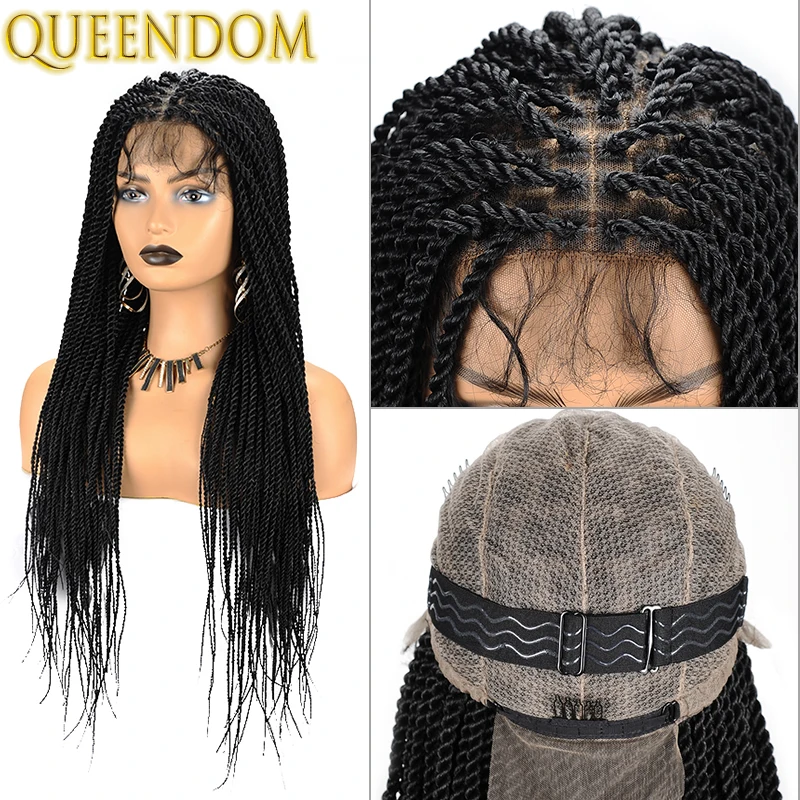 Синтетические плетеные парики на полной сетке