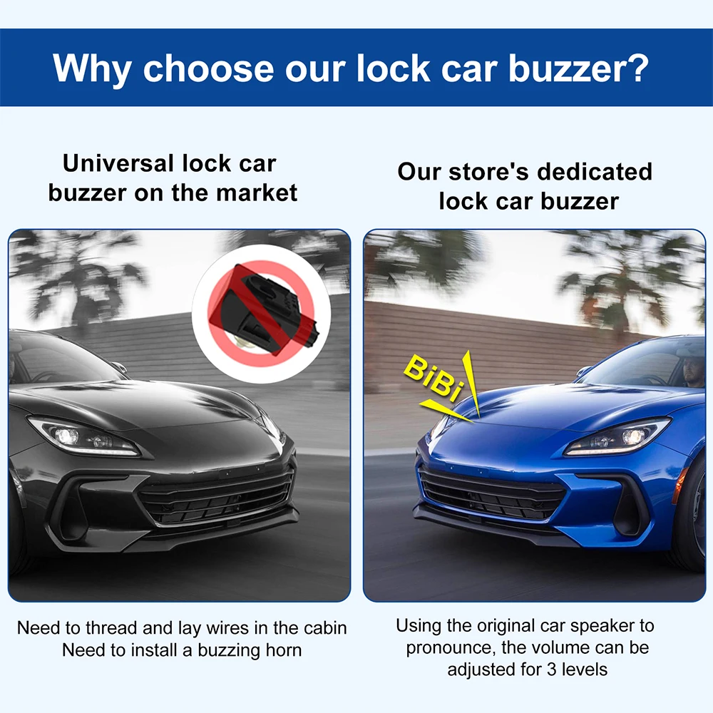 Для Toyota GR86 Subaru BRZ 2021 2022 2023 2024 Автомобильный Замок зуммер дистанционный