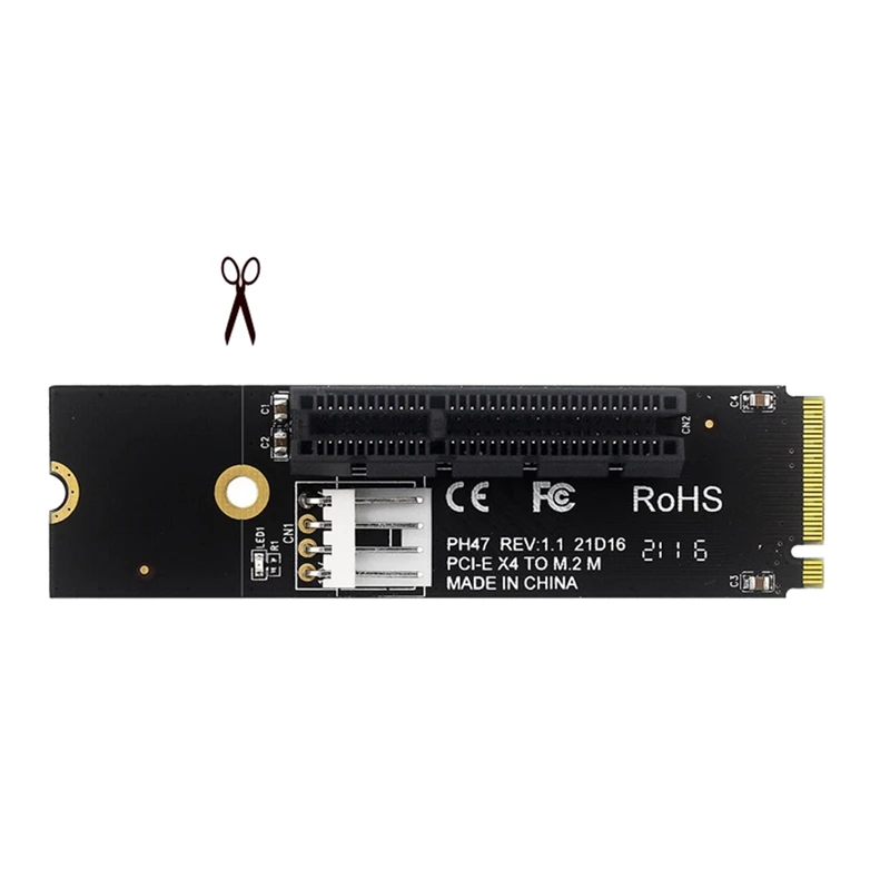2 шт. плата-адаптер NGFF на PCI-E M.2 PCIE X4