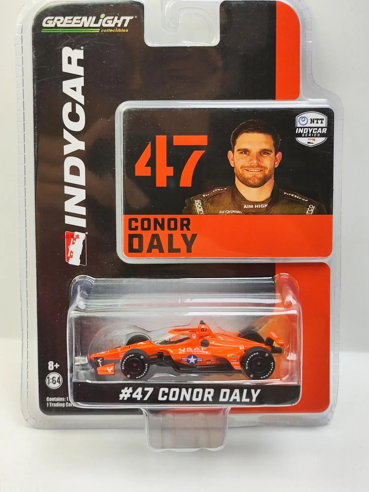 Модель 1:64 2020 серия NTT Indy Racing — # 47 Conor Daly - модель автомобиля USAF