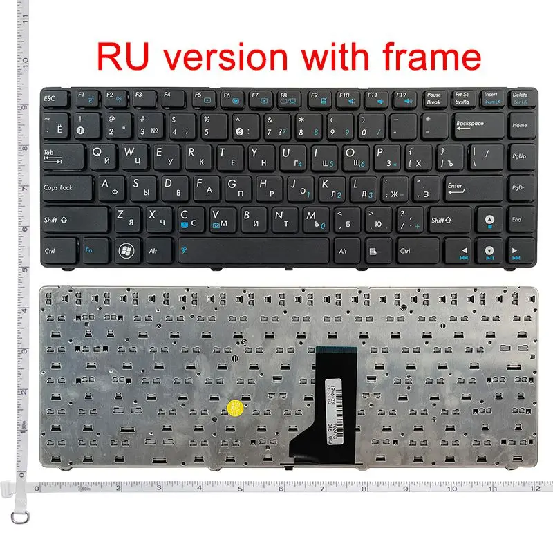 Фото Новая клавиатура для ноутбуков ASUS U30 U30JC K43E K43SA U81 UL80 U80 U80V U80E X45A X85V X45C X45U X45VD P43S B43A B43S (США/Испания/Россия/Аргентина/Франция) №5