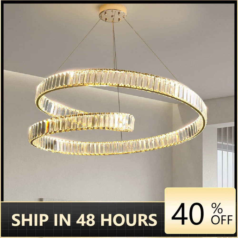 

Современные роскошные нестандартные светодиодные подвесные светильники с регулируемой яркостью для гостиной К9 кристаллы светодиодная По...