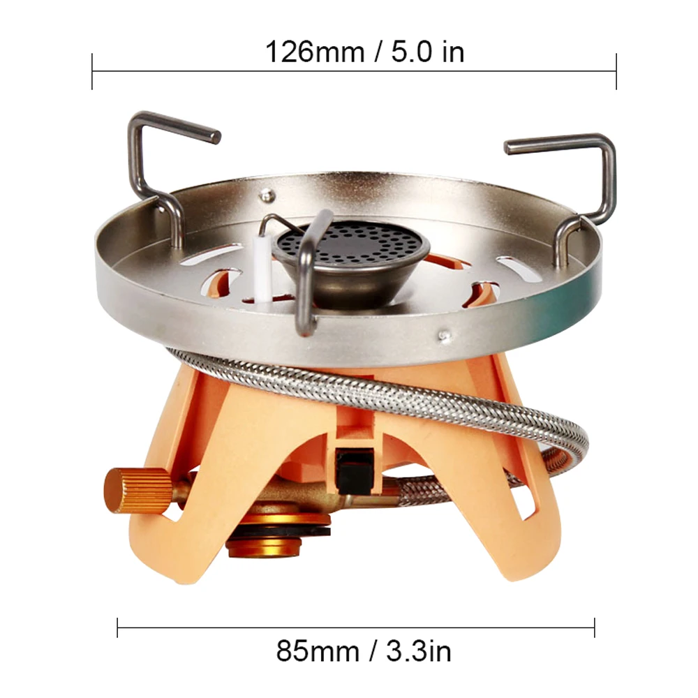 

Outdoor Camping Metal Stoves Portable Picnic Barbecue Furnace Detachable Kettle Holder Stoves Water Boiling Cooking Accessory