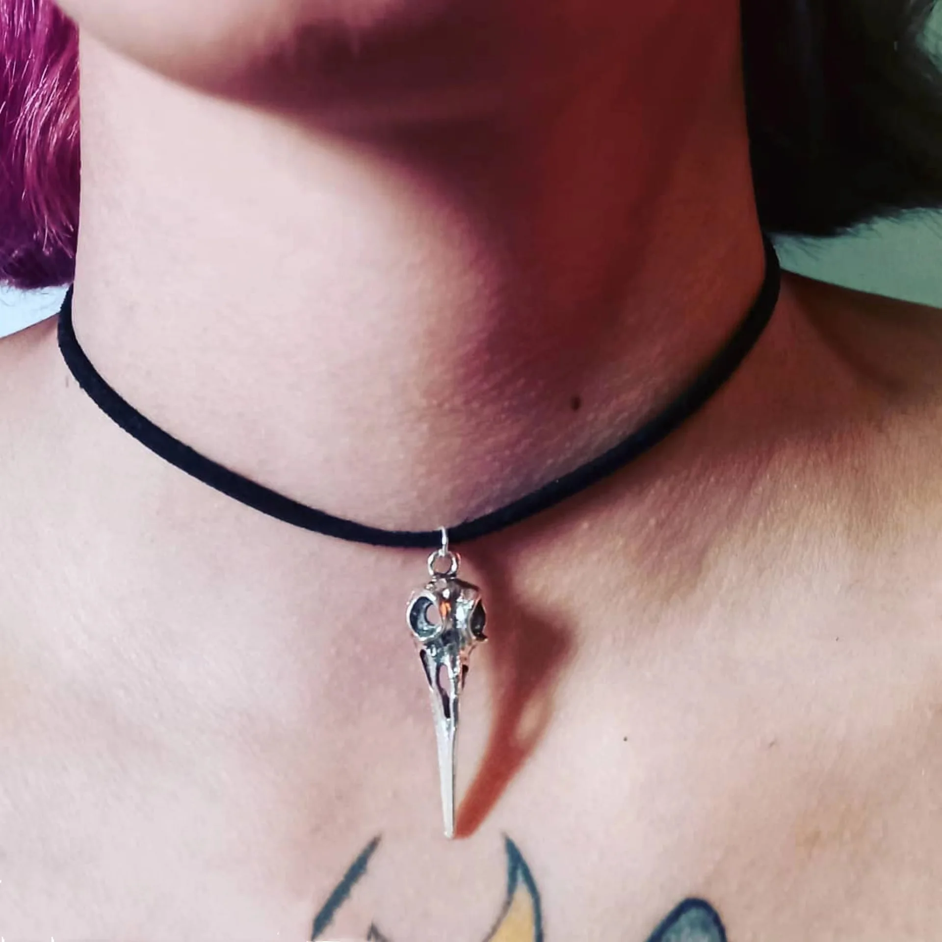 Милое Ретро геометрическое ожерелье Y2K Sculpey череп Птица Череп для женщин подарок