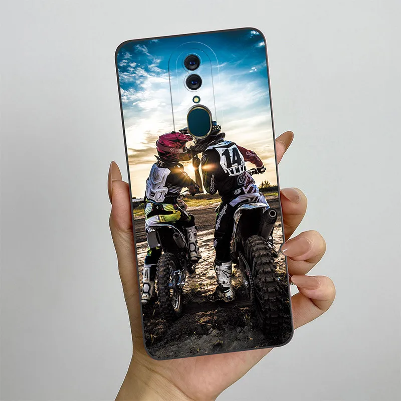 Мягкий силиконовый защитный чехол-накладка с принтом для OPPO F11 A9X чехол телефона