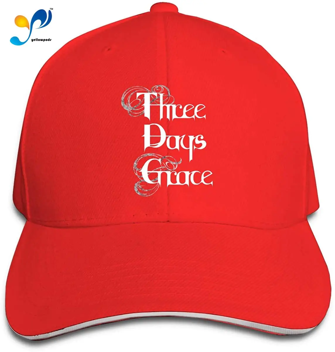 

Three Days Grace Hip Hop Baseball Cap Golf Trucker Baseball Cap Adjustable Peaked Sandwich Hat Black Unisex Casquette Black