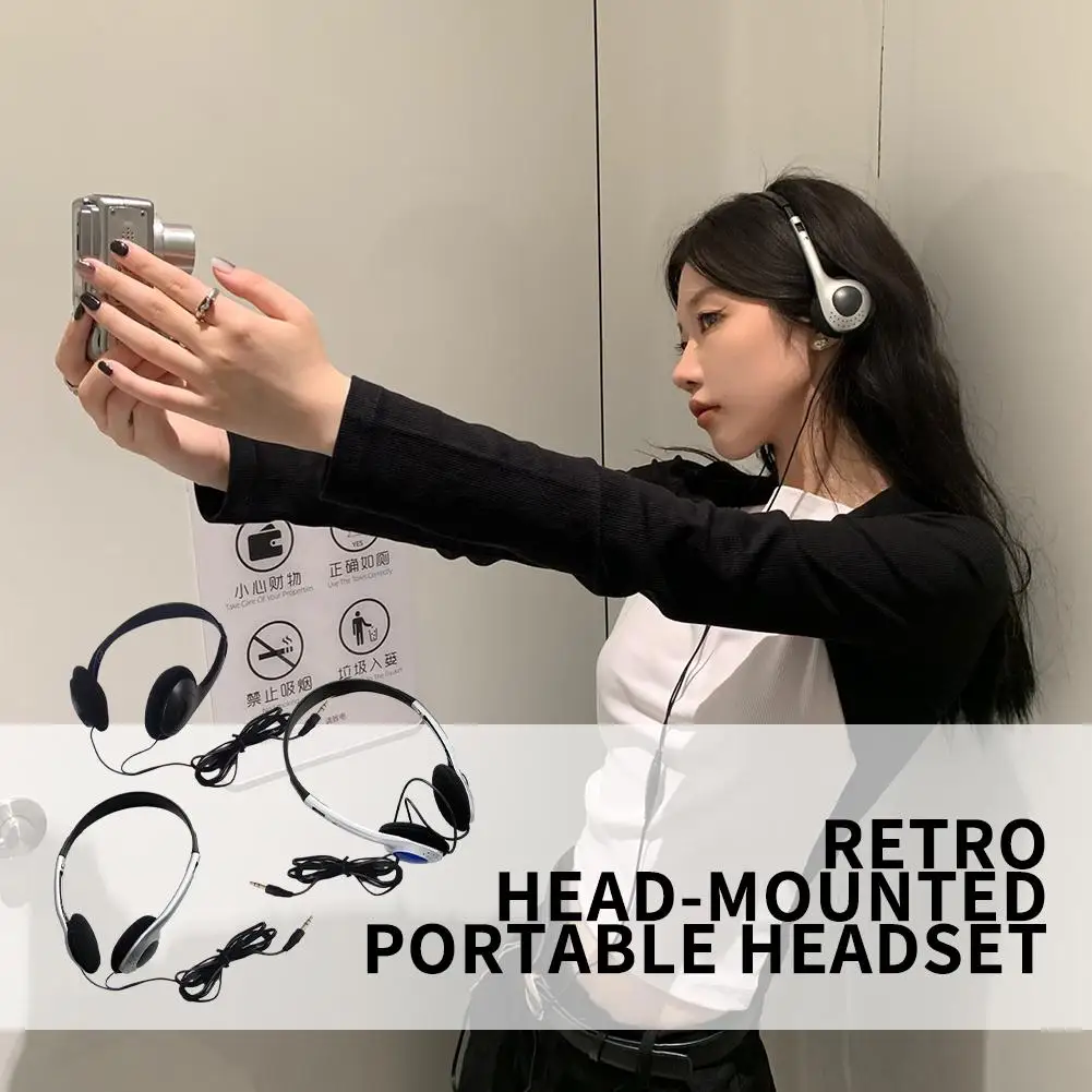 Винтажные классические серебряные наушники 90-х годов Spice Headph E2y2