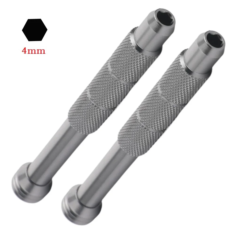 

2Pcs Magnetic Screwdriver Handle Holder 4mm H4 Hex Bits Adapter 90mm Extension Rods For Repairing Manual Tools Accessories