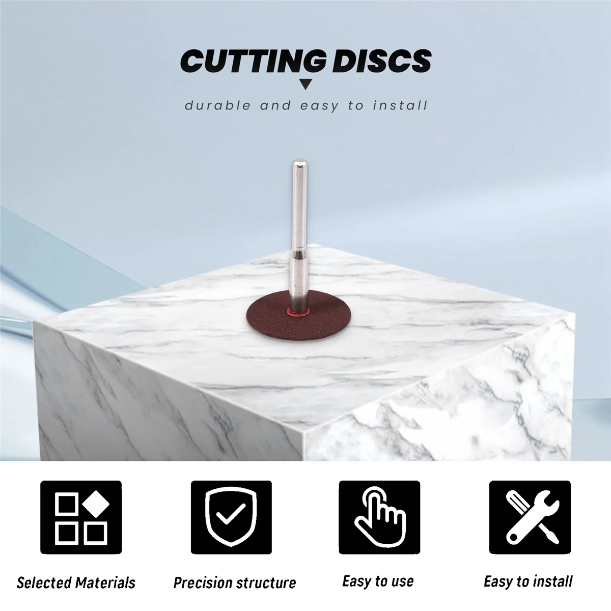 Набор отрезных дисков 36 шт. круглые Ø25X6 мм коричневые для Dremel KL 1