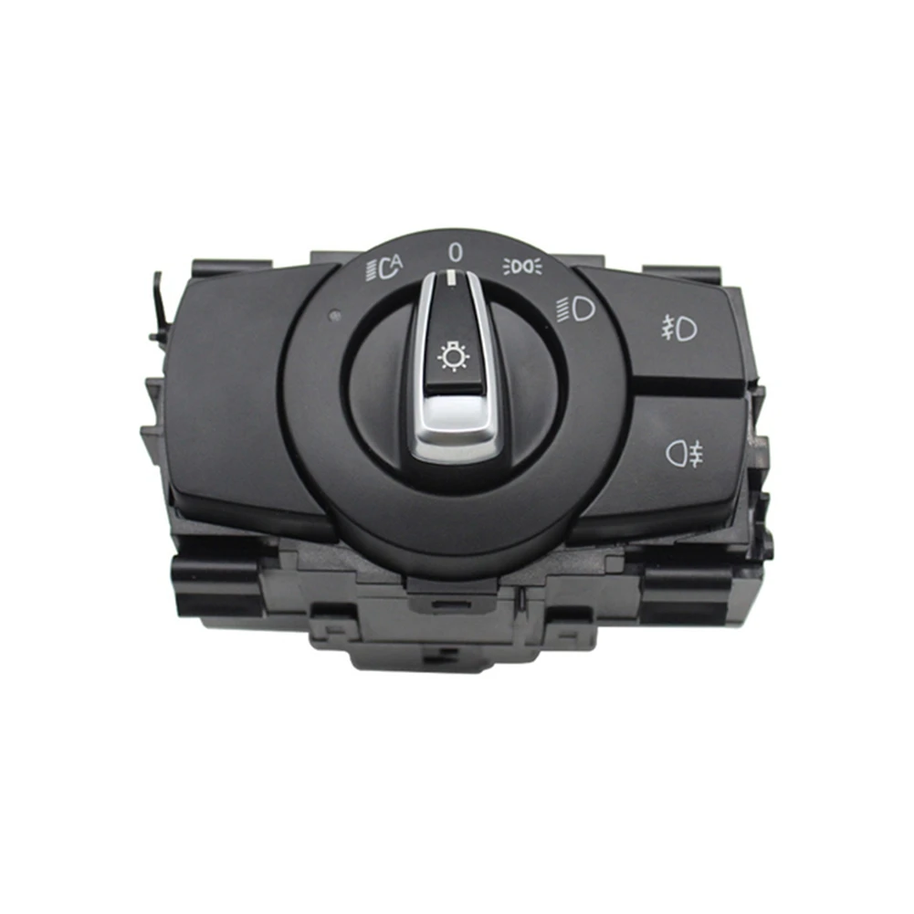 

Car Head Light Switch Headlight Rotary Knob Button Assembly for BMW 1 3 X1 Series E81 E87 E90 E91 E92 E84 61319169404