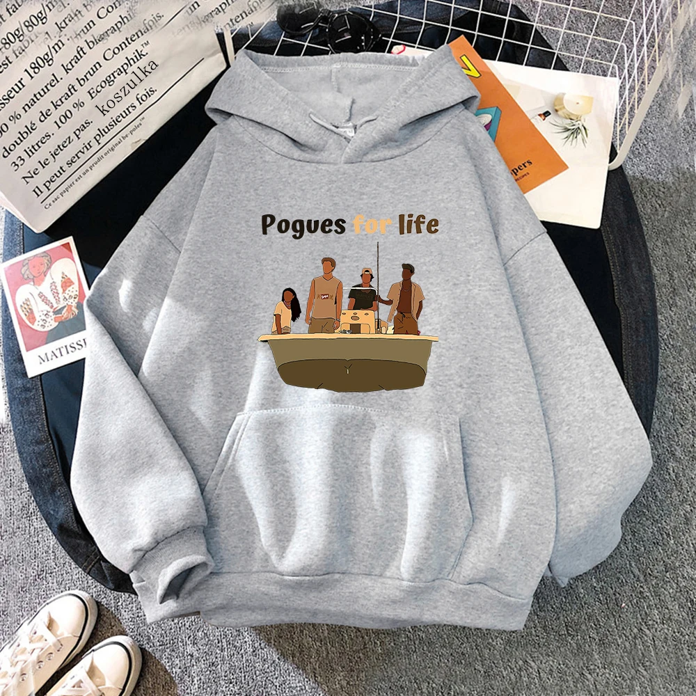 

Outer Banks Hoodie Women Outerbanks Pogue Life Hoodies Funny Sweatshirt Autumn John B Pullover Sportswear