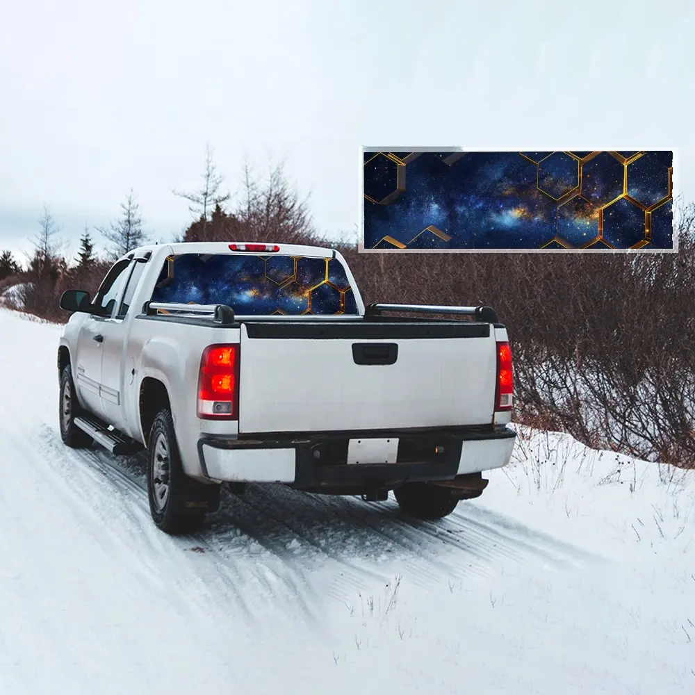 Сотовый галактический звездный принт наклейка на заднее лобовое стекло