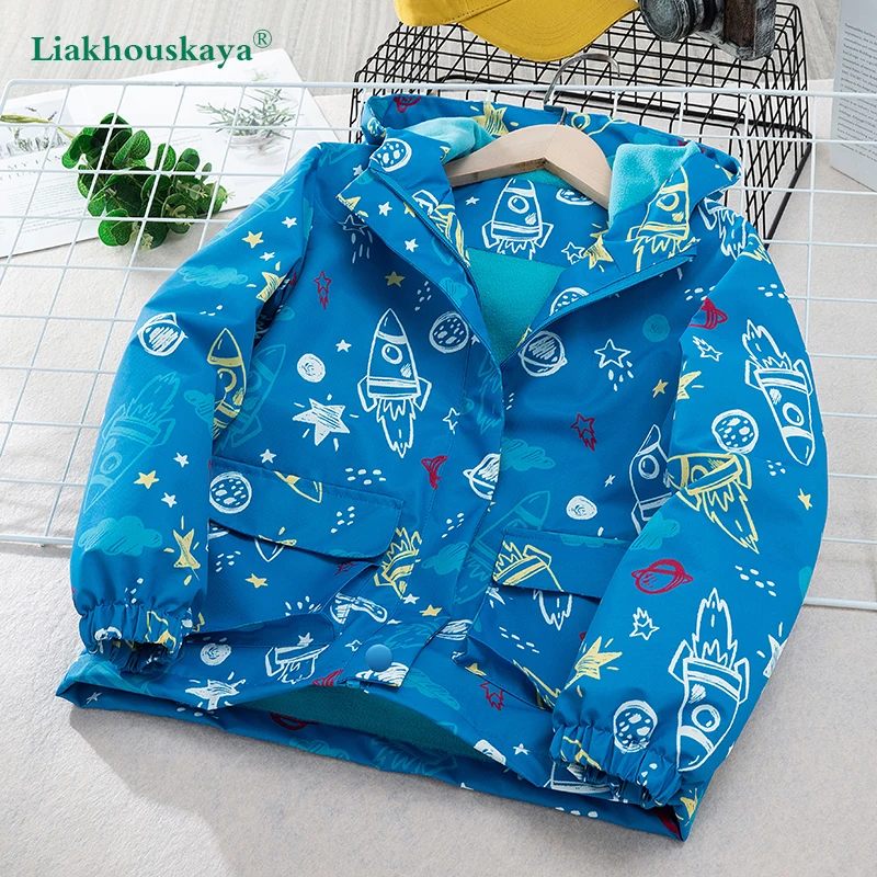 

Children'S Windbreaker Jacket For Boy Spring Kids Fleece Boys Parka Kids Child Trench Coat Boys Windproof Jackets Outerwear