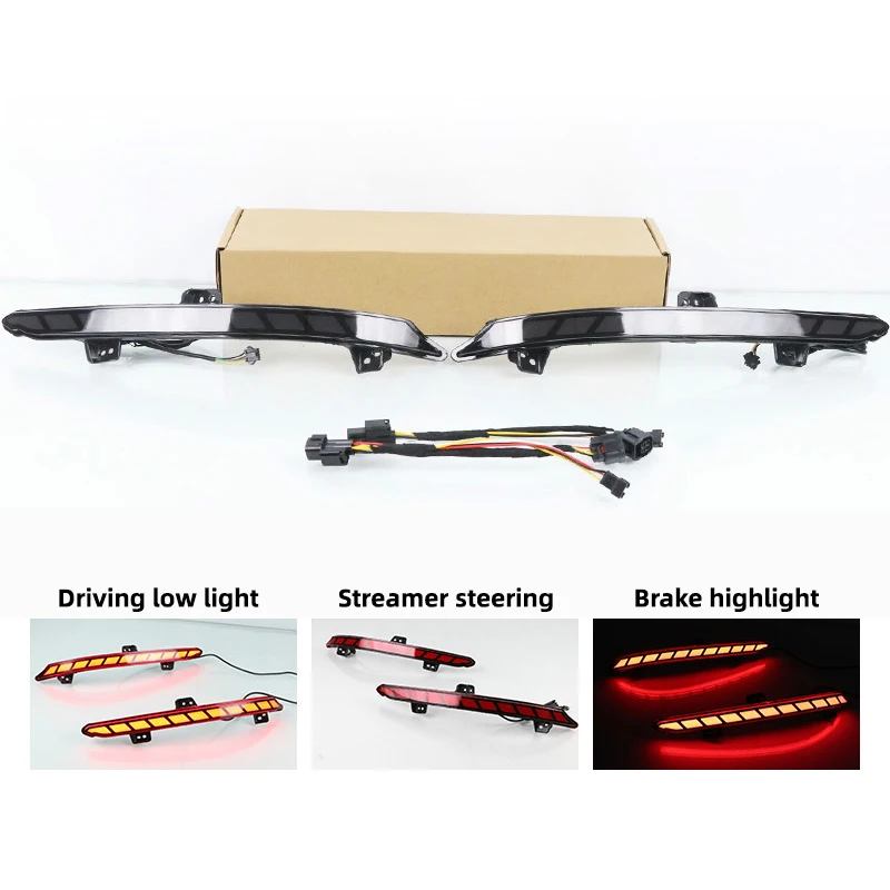 2 шт. светодиодный льные светодиодные лампы для заднего бампера Honda Accord Inspire 2018 2019 |