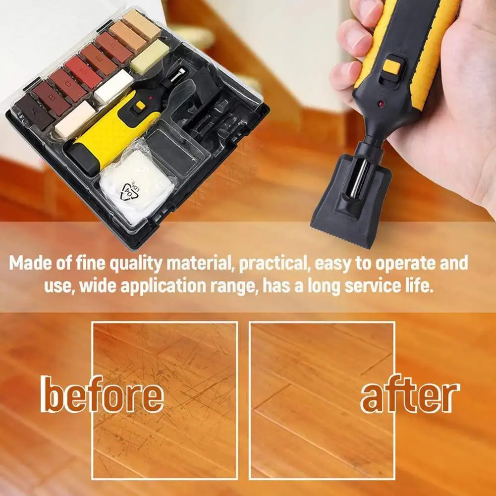 

Laminate Flooring Repair Kit Laminate Floor Repair Scratch Countertop Mending System Wax Sturdy Kit Housing Chips Floor Too V5b8