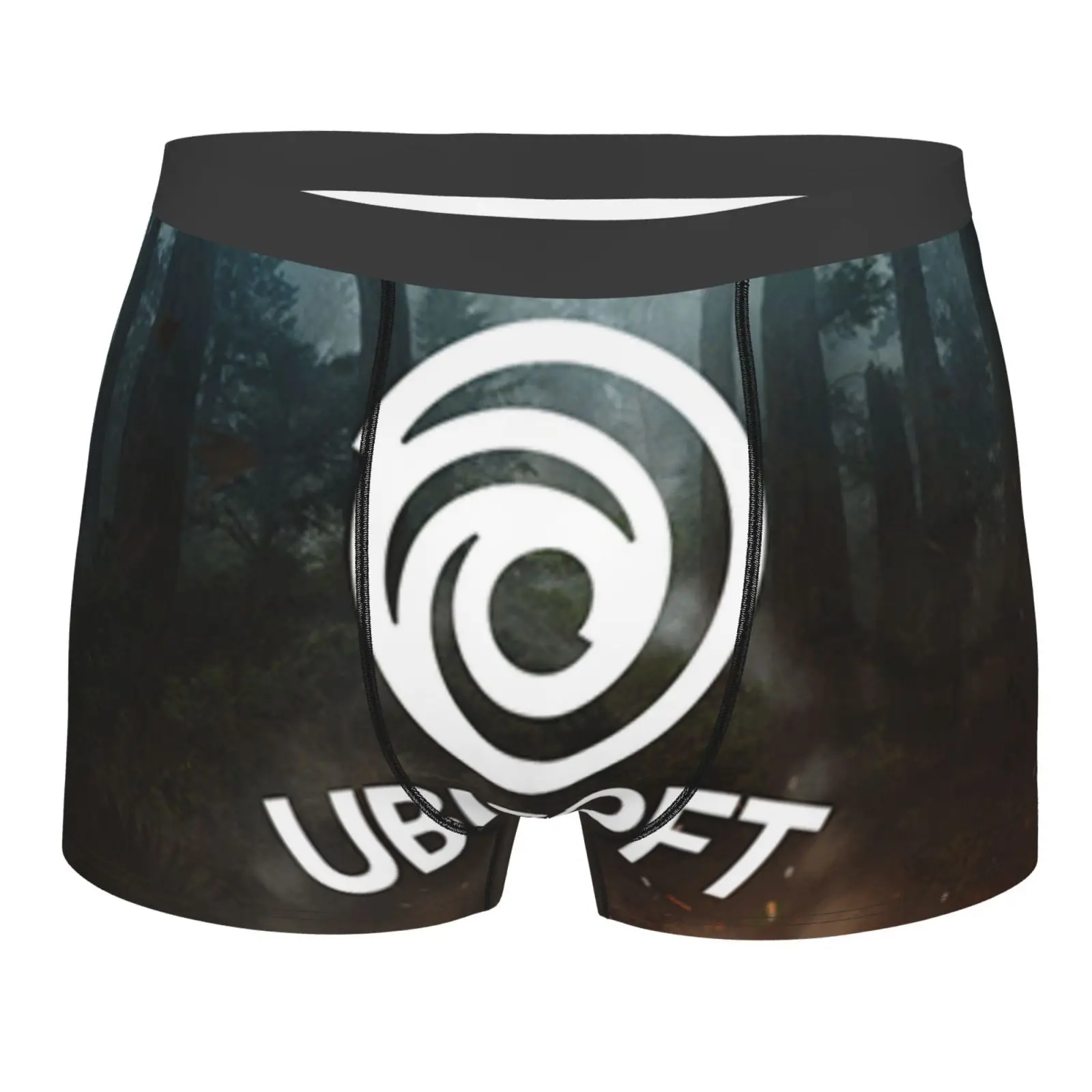 

Ubisoft 4103 Boxer Briefs Sexy Underwear Men Men Sexy Underwear Long Funny Underpants Men's Sexy Panties Girls Polyester White