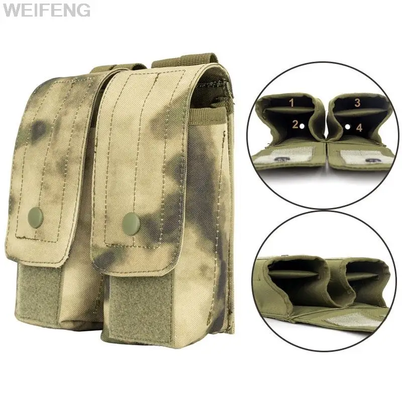 

Tactical Molle Magazine Pouch for AK 47 M4 AR15 7.62/5.56mm Double Rifle Mag Bag Cartridge Holder Airsoft Hunting Accessories