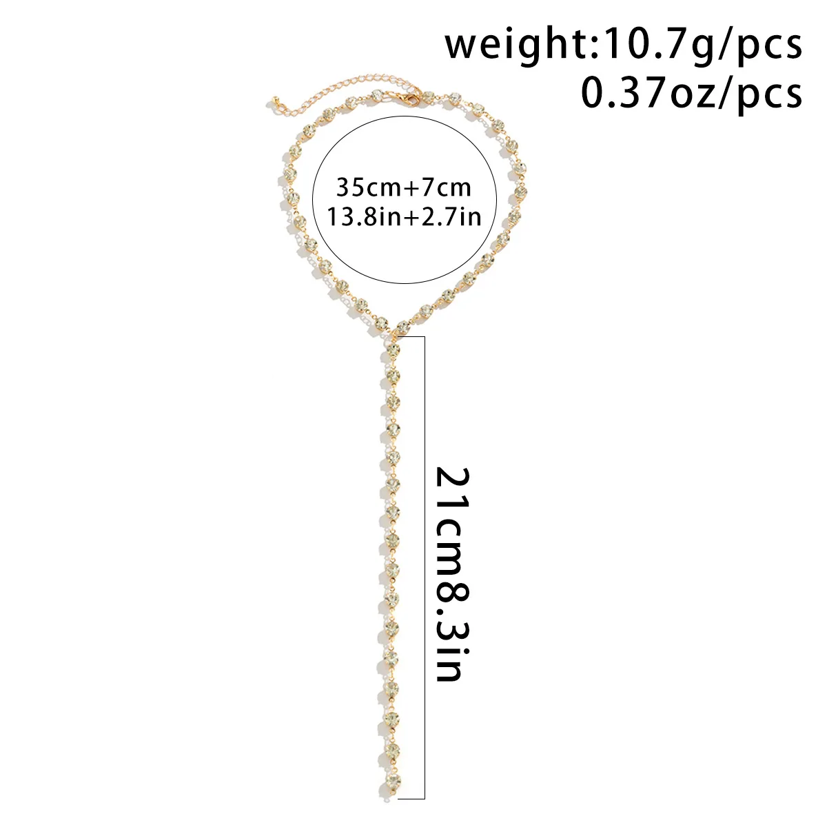 Женское блестящее ожерелье в стиле бохо с подвеской-кисточкой