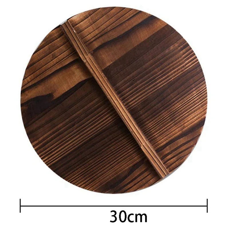 

2 шт., Деревянные крышки для кастрюль, 26 см и 30 см