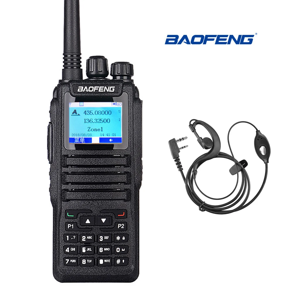 

Портативная рация Baofeng, DMR и аналоговая, VHF, UHF, Двухдиапазонная, двухсторонняя радиостанция, Любительская Беспроводная связь
