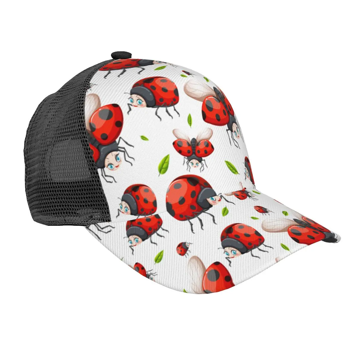 

Mesh Baseball Cap Men Women Ladybug Dad Hat Unisex Hip Hop Hat Outdoor Hat Gorras