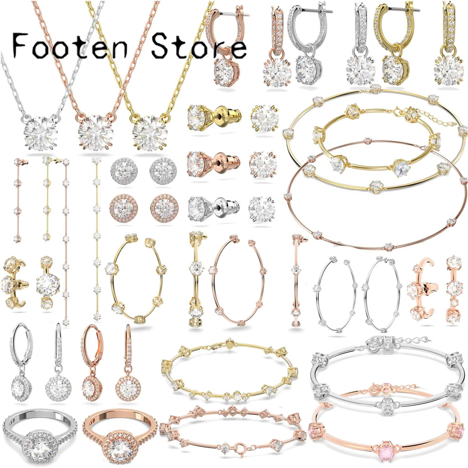 

2023 Original Fine Jewelry Sets Constella Collection Glamour Charms Earrings Necklaces Bracelets Jewelry for Women With Logo