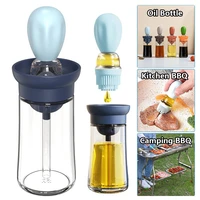 kitchen silicone oil bottle baking barbecue grill brush dispenser pastry steak bbq tool