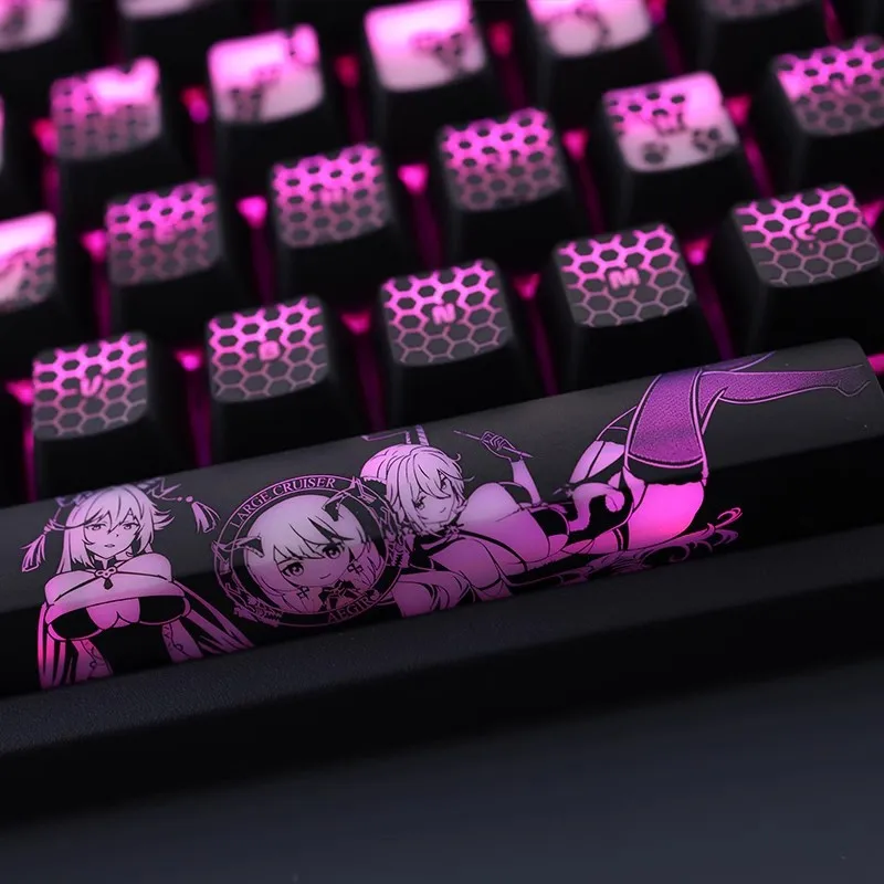 1 комплект колпачков для клавиш Azur Lane Agir с подсветкой Logitech G610 G512 G Pro X Razer BlackWidow Huntsman