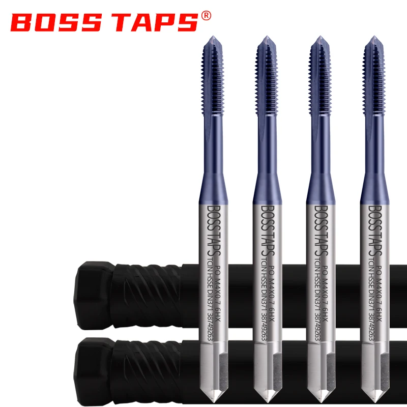 

Метчики для резьбы BOSS HSSE M35 M42 DIN 371 376 M2.5 M3 M4 M5 M6 M8