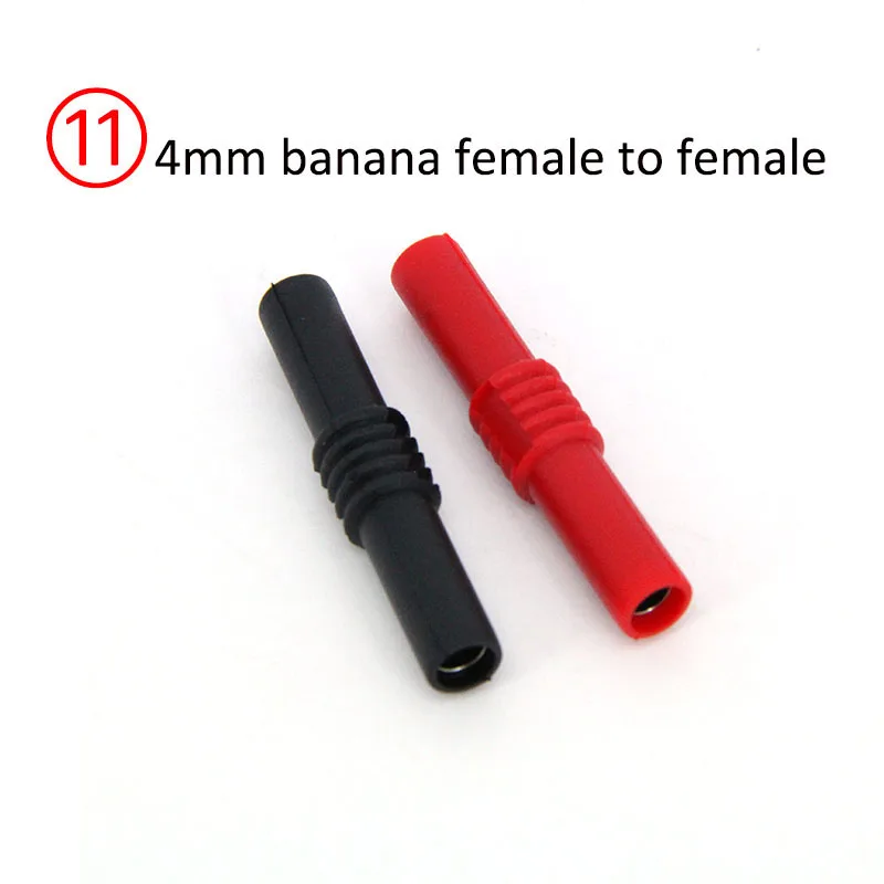 

Банановые разъемы, золотые, медные, 4 мм, красный, черный