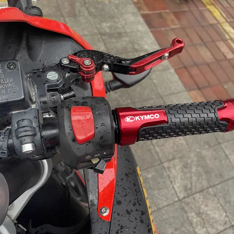 Для KYMCO Downtown 125 200 250 300/i 350i k-xct 300 Xciting 400/i CV3 ручки руля мотоцикла заглушка на концах