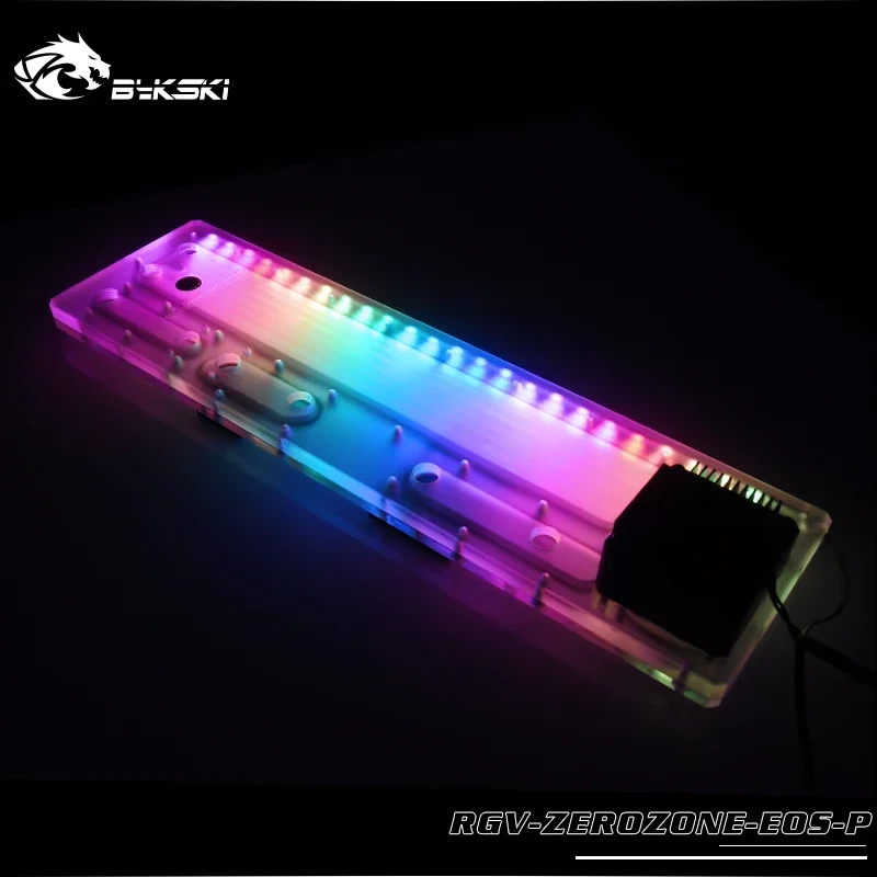 BYKSKI акриловая водяная дорожная плата для освещения RGB/A-RGB корпуса SILENT BASE RGV-ZEROZONE-EOS