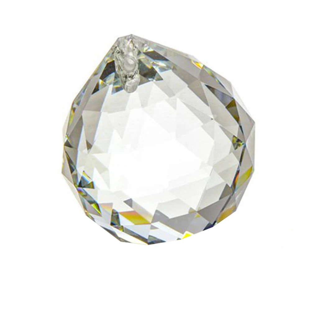 

Home Light Pendant Prism Chandelier Transparent Faceted Craft Glass Modern Crystal Ball Living Room Mini Decorative Hanging