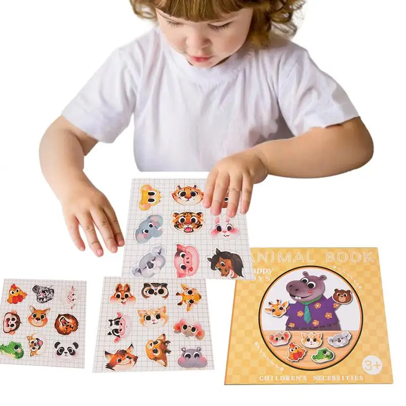 

Kids Busy Book Toys Board Toys Activity Boards Montessori Magnetic Puzzle Board Toy With Animal Early Education Preschool