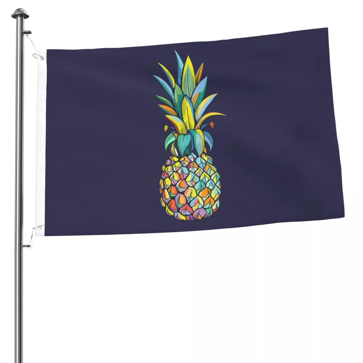 

Colorful Pineapple Outdoor Flag Decorative Banners For Home Decor House Yard Outdoor Party Supplies 2x3ft