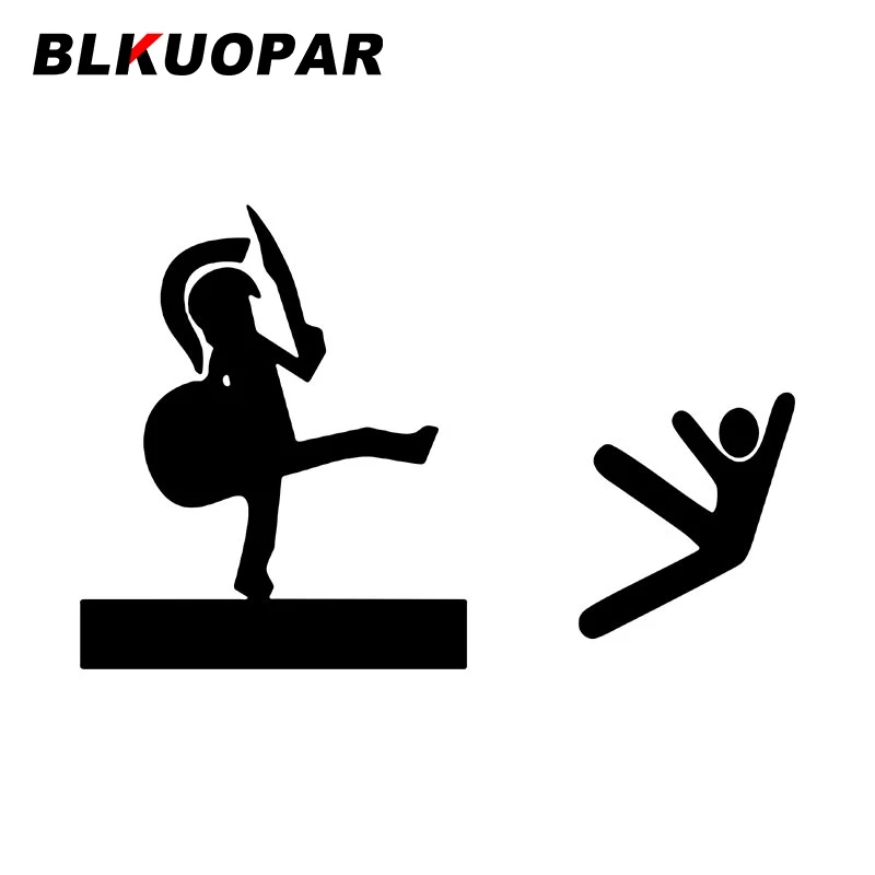 

BLKUOPAR Spartan наклейка для автомобиля графика креативная Солнцезащитная наклейка на холодильник кондиционер для автомобиля мотоцикла защитна...