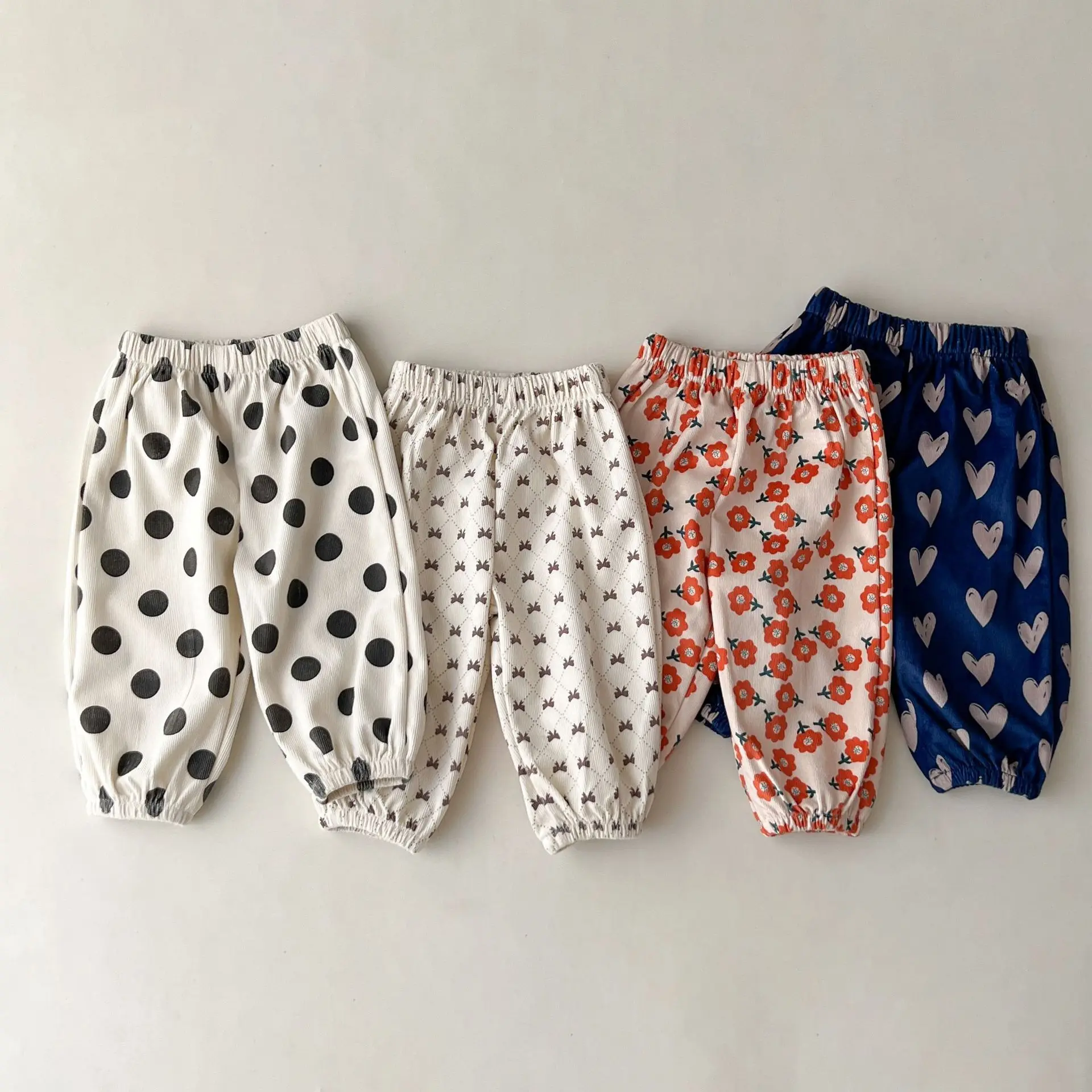 

Korean Version Of Polka Dot Baby Grandma Pants Women Loose 2023 Spring Clothes New Baby Sports Pants Bundle Foot Pants