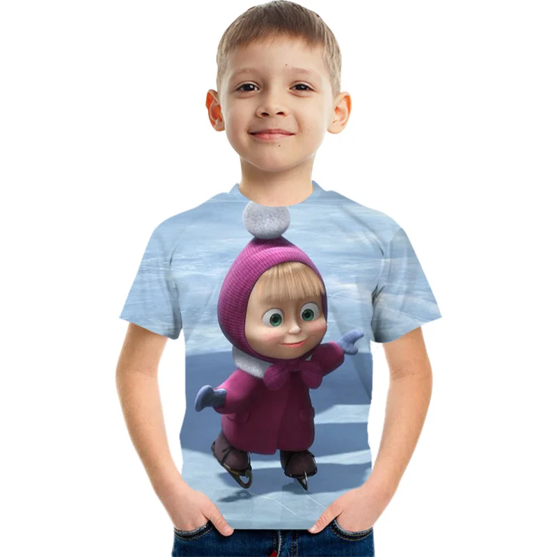 

Russian Cartoon Kids T-Shirt Print Girls Funny Clothes Boys Children Tops Kids Clothes Baby Tshirts Men Women Clothing T-shirt