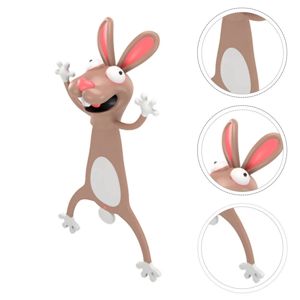 

Bookmark Bookmarks Animal Book 3D Cartoon Markersstereo Page Gifts Cute Stationery Student Pvc Funny Markskids Vintage Students
