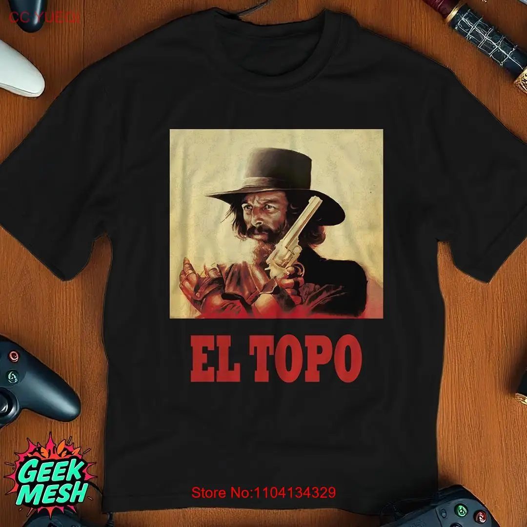 Черная футболка Эль Топо Алехандро Джодоровский фильм Tribute Культовый