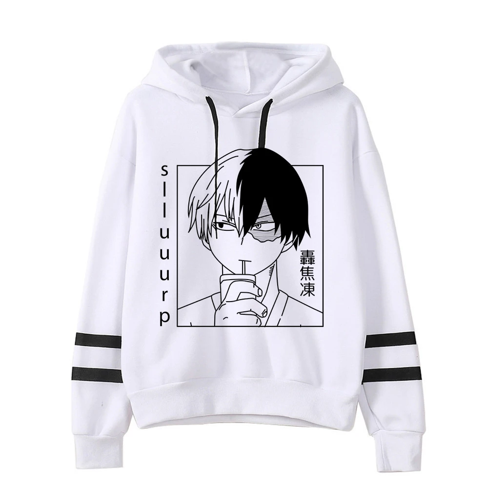 Толстовки унисекс с японским аниме Моя геройская Академия мужские худи химико