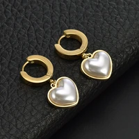 fashion classic luxury titanium steel sweet love earrings wear sleeping shower women jewelry earrings 2022