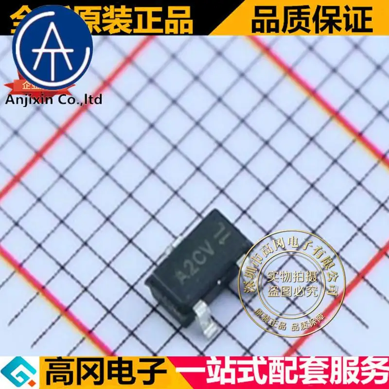 

30pcs 100% orginal new best quality AO3402 SOT23 silk screen A2 N-channel 30V 4A SMD transistor MOS