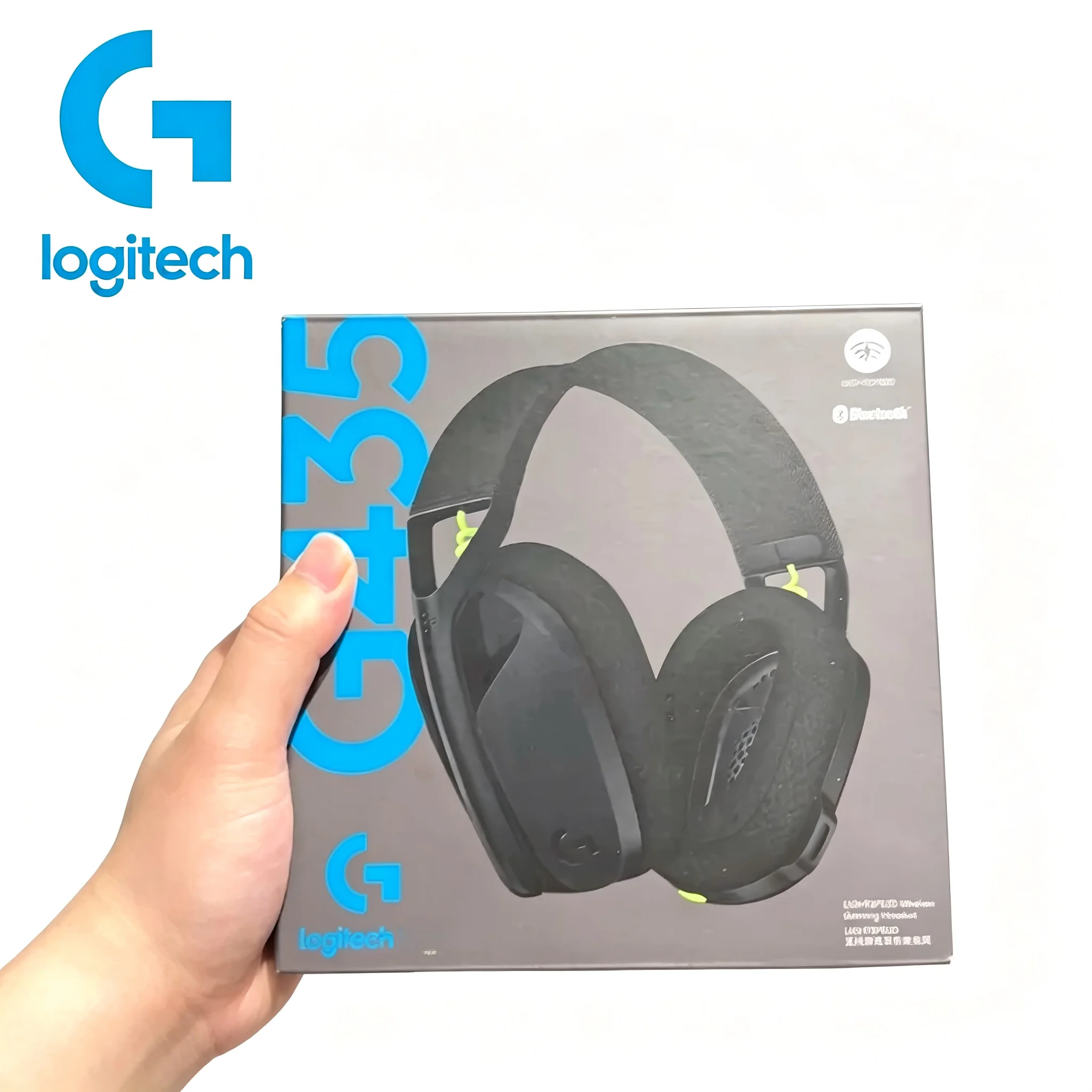Беспроводная гарнитура Logitech G435 с объемным звуком, совместимая с играми и музыкой, с микрофоном, беспроводные наушники, игровая гарнитура (art.: 3920da2df8e24) - 3920da2df8e24